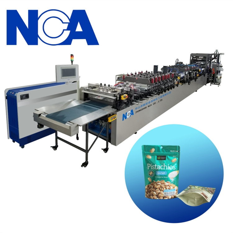 NCA600SZL 三邊封、自立、拉鏈袋制袋機